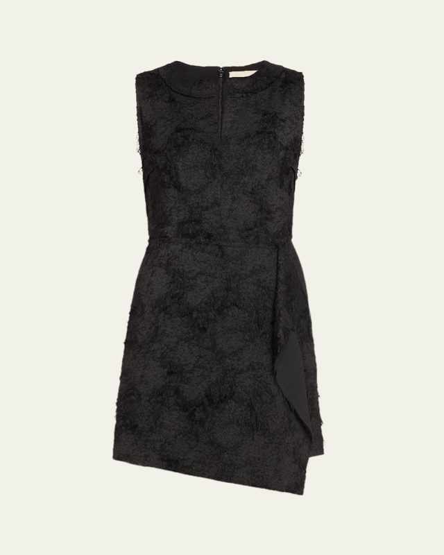 Fray Jacquard Mini A-Line Dress